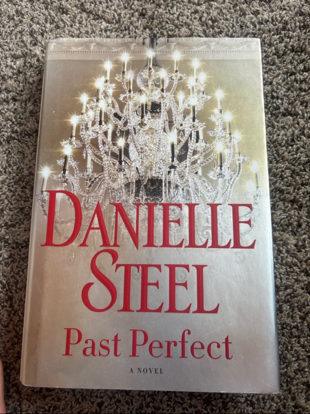 'Past Perfect' Decorative Hardcover - Silver and Red